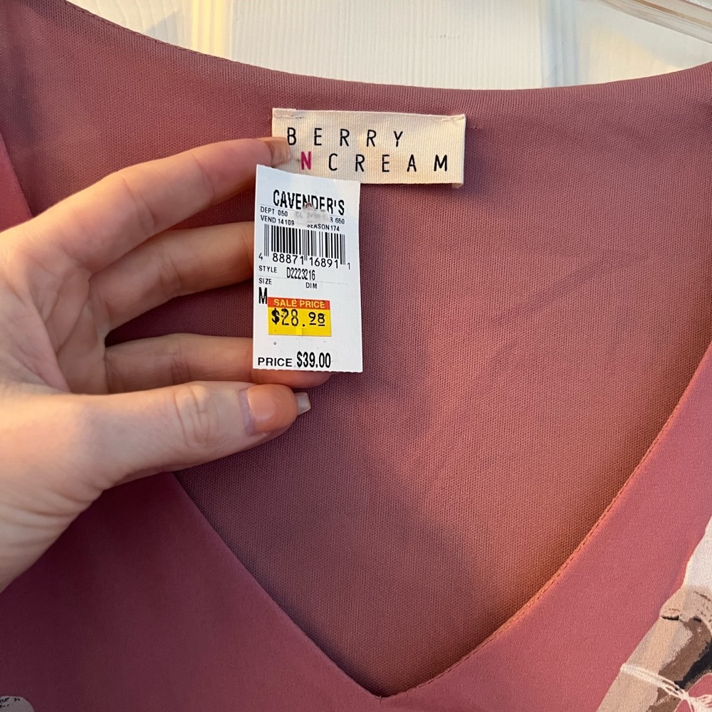 New with tags dress, size medium